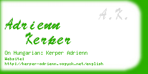 adrienn kerper business card